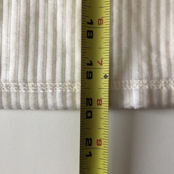 Aeropostale Lounge Women’s Mock Neck 1/4 Zip Crop Pullover Ivory Size Medium NWT - Picture 7 of 13